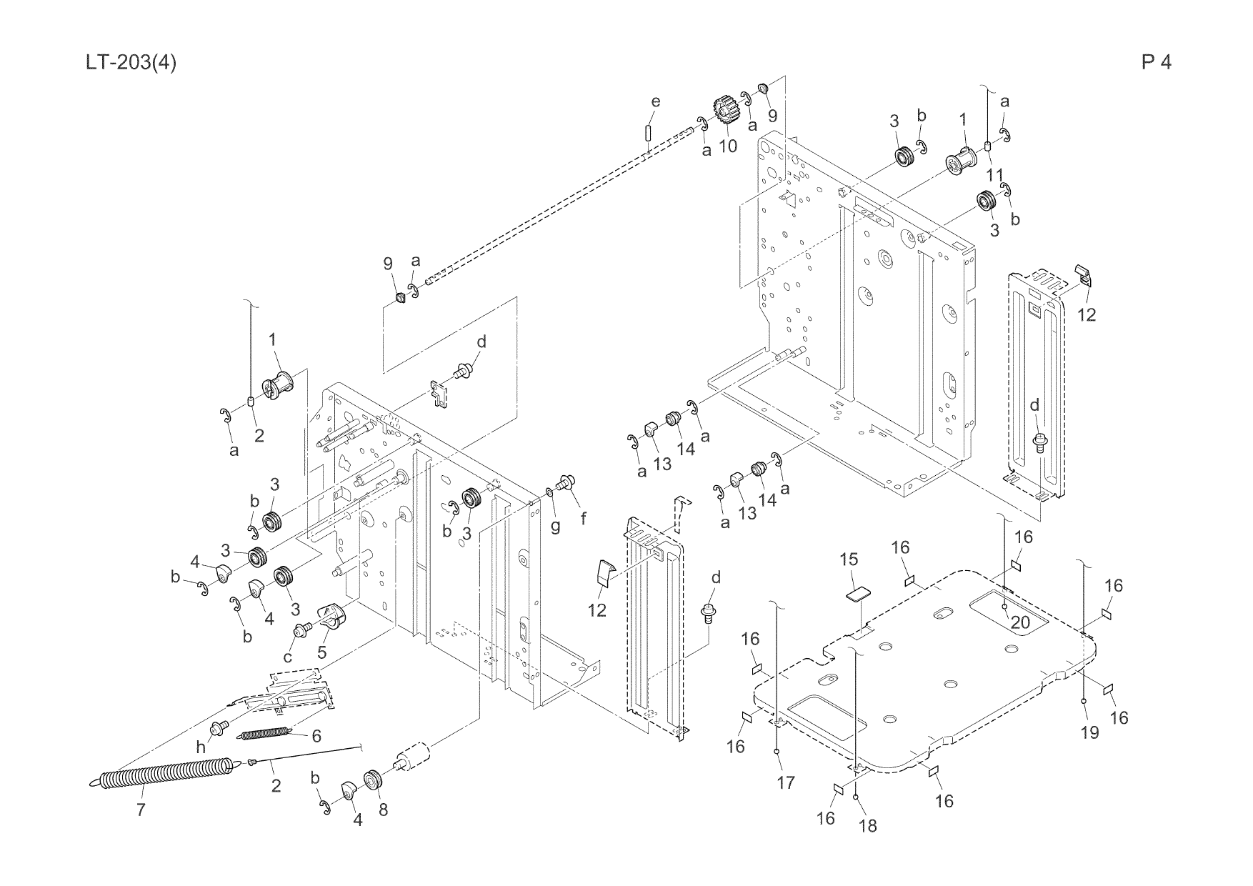 Konica-Minolta Options LT-203 Parts Manual-3